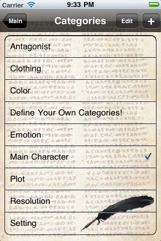 Writer's Muse screenshot 4