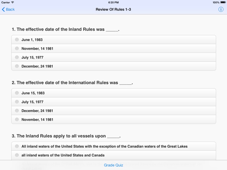 Captain Roy's Rules of the Road Study Aid screenshot-3