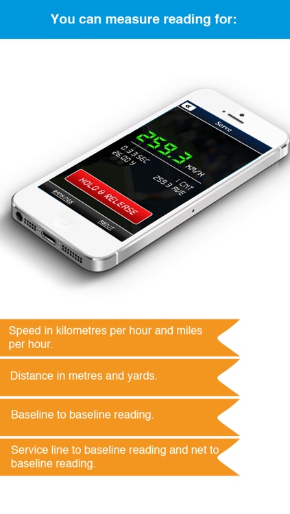 Tennis Radar Gun - Measure the speed of the Ball