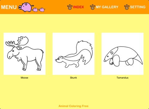 Animal Coloring 1 - 2 Lite screenshot 3