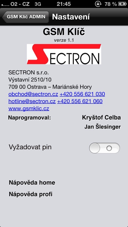 GSM klíč screenshot-3