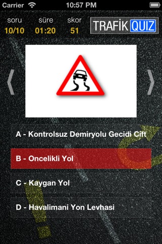 Trafik Quiz screenshot 4