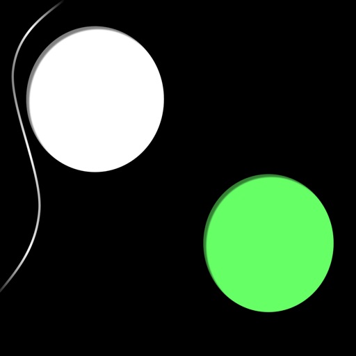 A Dot & Line Smash - Force 2 Stay with the lines or it will collide on white balls and die! - Free Game icon