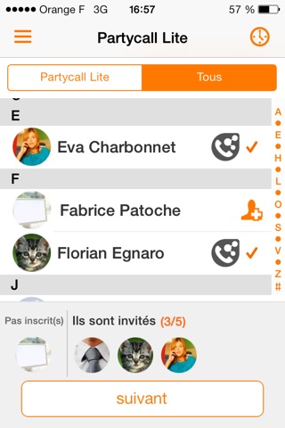 Partycall Lite screenshot 2