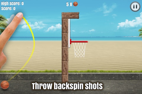 Through the Hoop - Basketball Physics Puzzler Premium screenshot 3