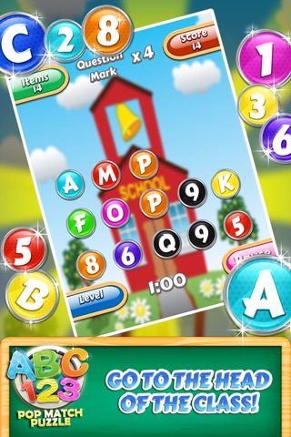 ABC123 Pop Match Puzzle screenshot 2