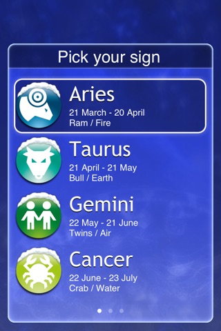 Advent Horoscope screenshot 3