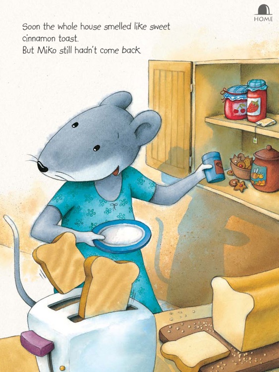 Miko - No Bath! No Way!: An interactive kids bedtime story of a mouse who refuses a bath feeling it will end his perfect day, but later realizes tomorrow can be perfect too, by Brigitte Weninger and Stephanie Roehe (“Lite” version; by Auryn Apps)