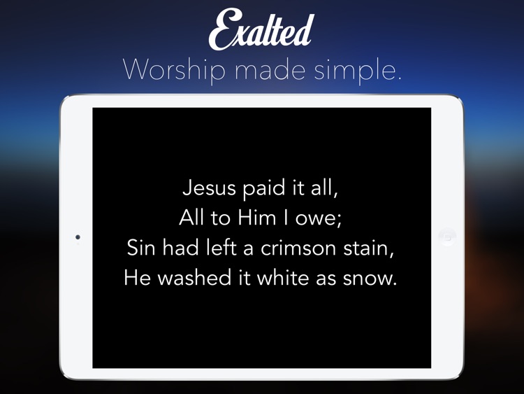 Exalted - For iPad
