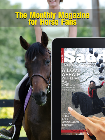 Скриншот из Saddle And Stirrups Magazine: Equestrian health, nutrition and horsemanship for horse and rider