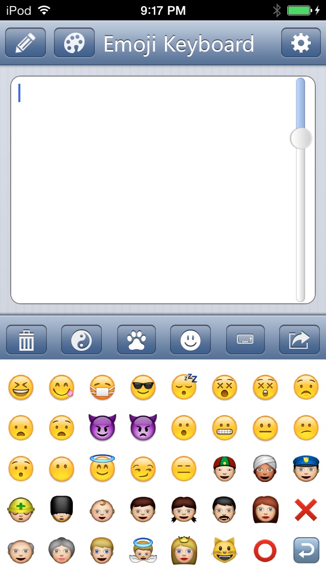 Emoji Keyboard Save Color Text Characters Symbols Emoticons To Albums