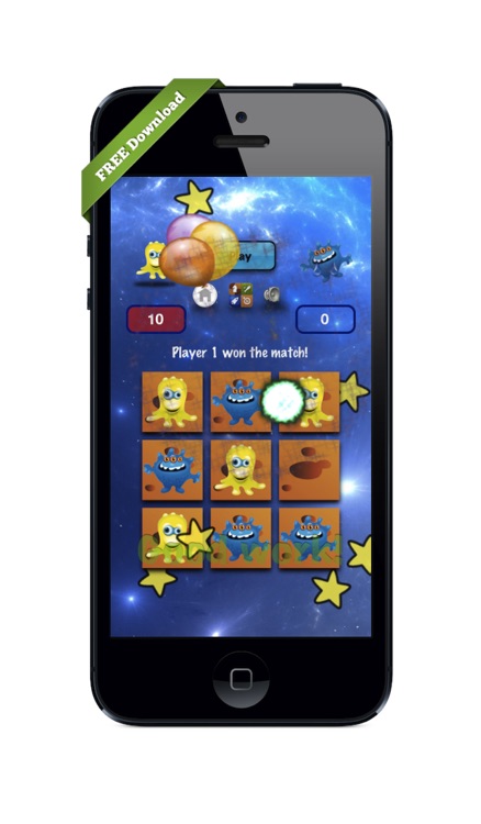 Tic Tac Alien Clash: Far Away Galaxy Match - Free Game Edition for iPad, iPhone and iPod