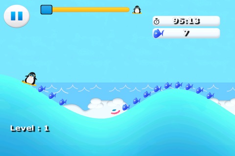 Arctic Penguin Surf FREE - An Awesome Cold Snow Chase Rush screenshot 2