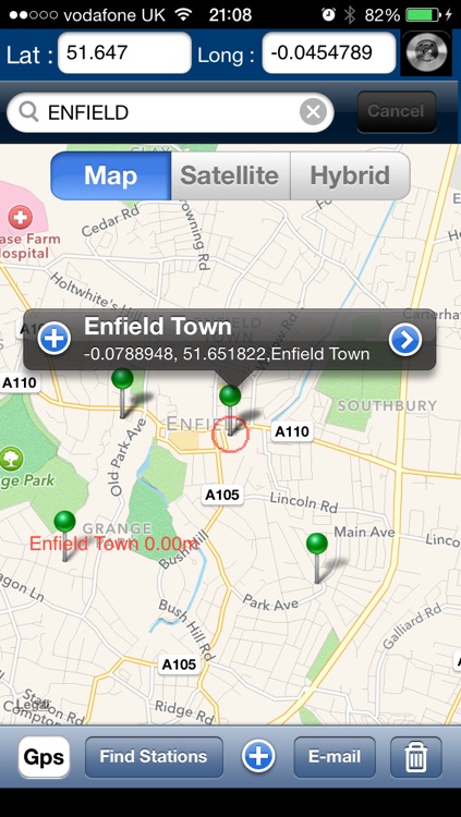 UK Train and Underground Stations Finder