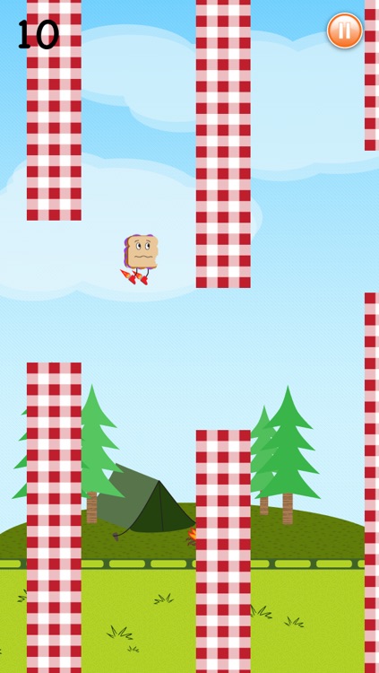 Air PBJ - Tiny Flappy Flying Super Sandwich screenshot-4