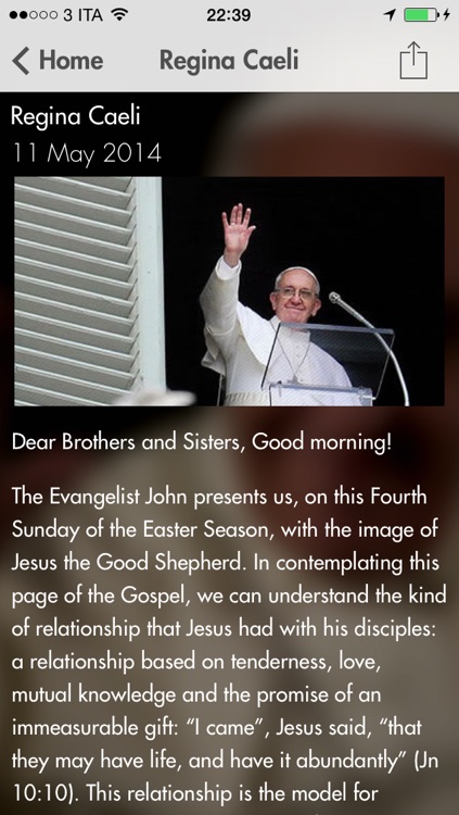 Pope Francis: the Official App of Vatican Radio