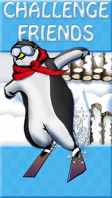 Penguin Ski Race Top Free Game - Easy Kids Snow Racing