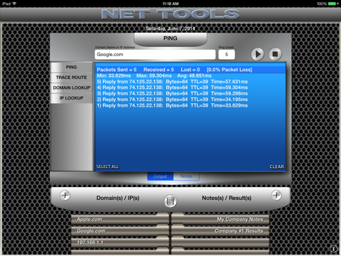 Net Tools HD screenshot 2