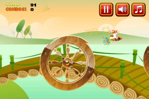 A Cute Kitten Jump Adventure Game: Blast Kitty from Cannon to Spinning Wheels screenshot 2