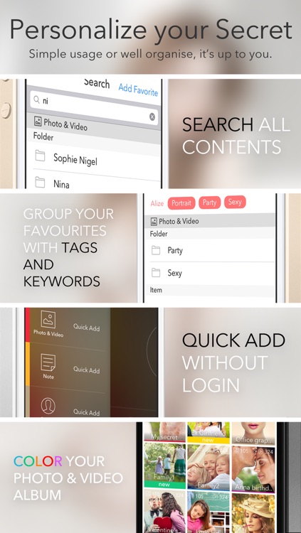 Pic Lock 4 Ultimate - Secure Folder Manager to Protect Photo Lock + Video Safe + Note + Password Security to Sending Secret Text Messages from Secret Contact Lock All Private Data Keep in App