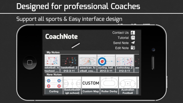 CoachNote Tennis & Badminton, Squash,Table Tennis : Sports Coach’s Interactive Whiteboard