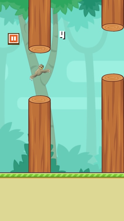 Flappy Sloth screenshot-3