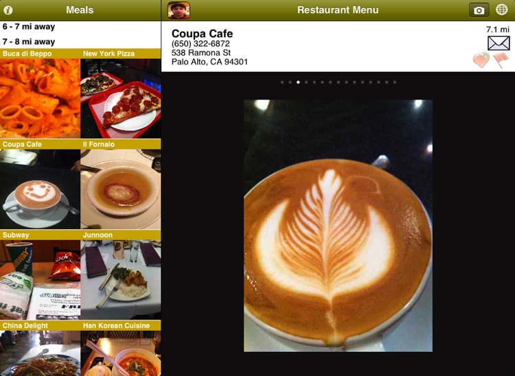 Meal Snap for iPad