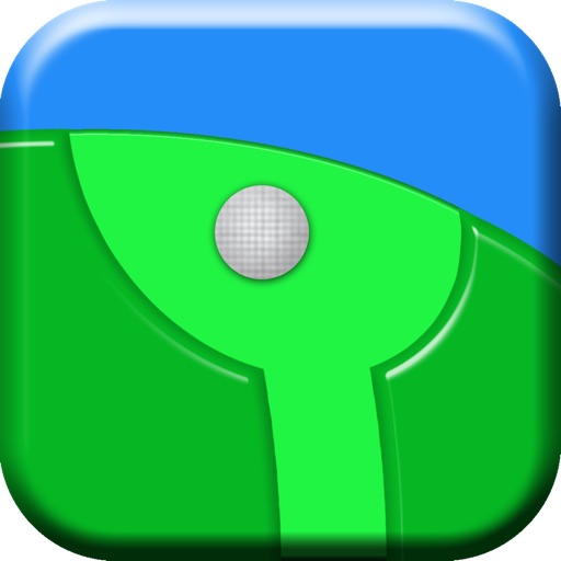 Guide The Golf Ball - keep the ball on the green line icon