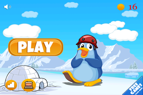 Bungee Penguin Launch - An Awesome Air Jumping Collecting Mania Free screenshot 4