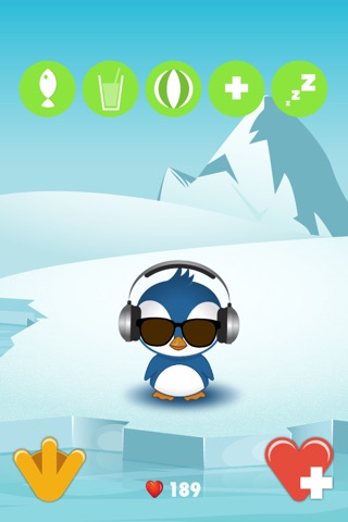 PET PENGUIN - my virtual pet with attitude! - fun, cute, cartoon talking toy animal friend to care for and dress up :) screenshot 2