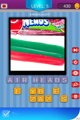 Guess the Snacks - Trivia Puzzle Quiz for Popular Famous Junk Foods and Candy screenshot 4