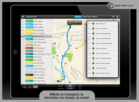 Swiss Transit Free (for iPad) screenshot 4