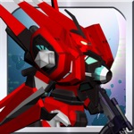 Battle 3D Robots Sky.