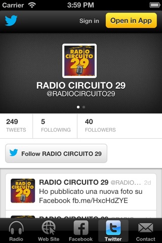 RADIO CIRCUITO 29 screenshot 3