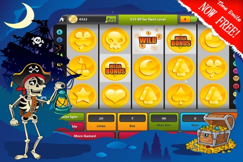 Pirate Treasure Atlantis Slots Machine screenshot 2