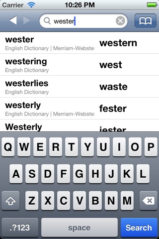 Merriam Wester Dictionary & Thesaurus screenshot 3