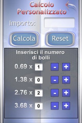 Marche da bollo Calculator screenshot 3