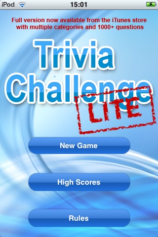 Trivia Challenge Lite