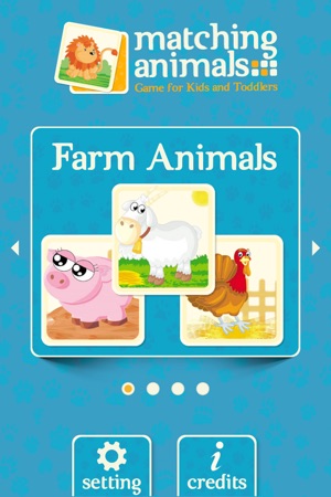 Matching Animals - Game for Kids and Tod