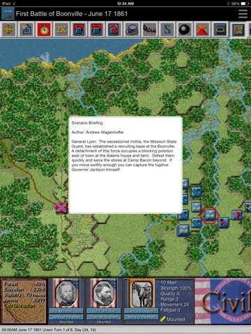 Civil War Battles - Ozark screenshot 2
