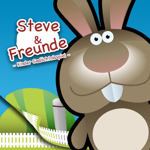 Gedächtnisspiel für Kinder - Mit Steve und seinen Freunden icon