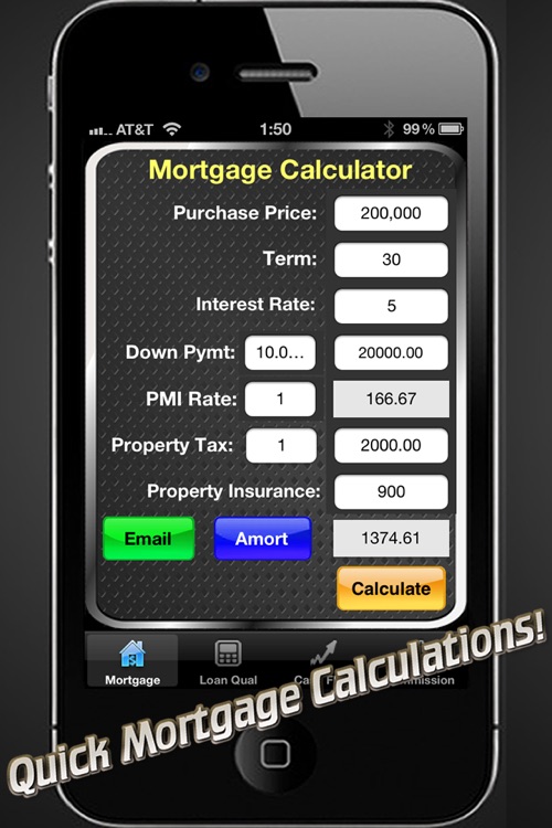 Real Estate Calc: Mortgage & Home Loan Qualification Calculator
