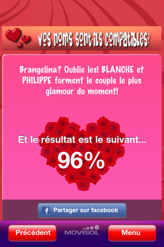 Are your names compatible?: love affinity calculator screenshot 4