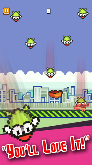 Falling Bird Action - The Pixel Flappy Red Wings Games(圖2)-速報App