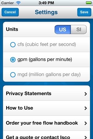 Isco FlowCalc(圖5)-速報App