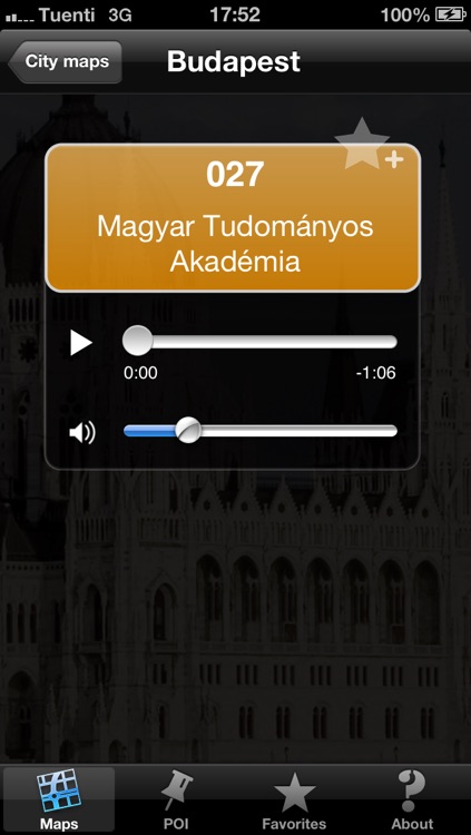 Budapest touristic audio guide (english audio)