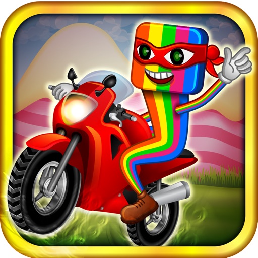 A Candy Clash Ninja Bike Ride Pro - Race to the Draw Line at Mt. Rush! icon