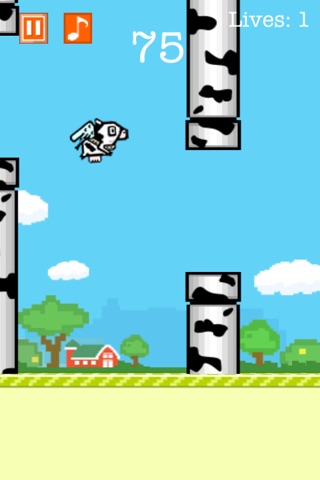 Flappy Cow - Bird Flyer screenshot 3