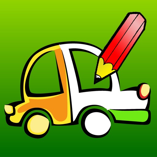 Vehicle Coloring Book for Children: Learn to color a car, train, plane, boat and more iOS App