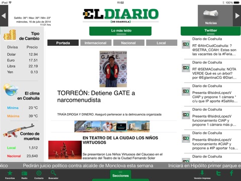 Diario de Coahuila screenshot 2